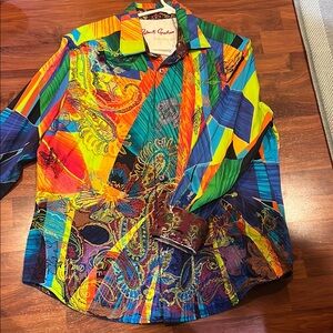 Robert Graham Multicolor Paisley Dress Shirt